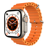 Smartwatch Serie 9 Ultra Hd8 Grande Naranja Led 45mm 32