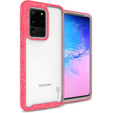 Funda Para Samsung Galaxy S20 Ultra - Rosa/blanca