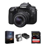 Canon Eos 90d Dslr Camara Con 18-55mm Lens And Sdetware Kit