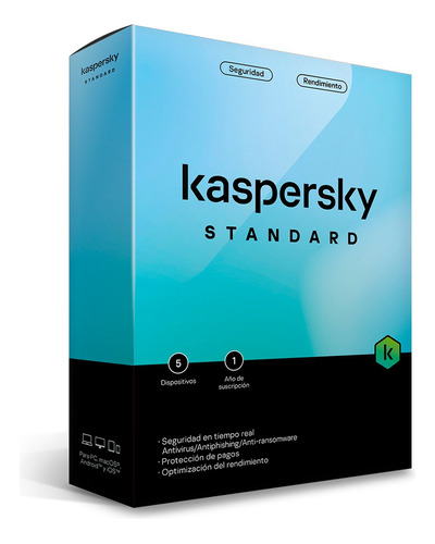 Kaspersky Standard 5 Dispositivos, 1 Año Licencia Digital 