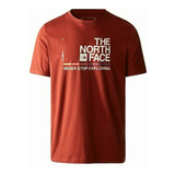 The North Face Mens Foundation Graphic Tee S/s Eu, Brown, Color Brown