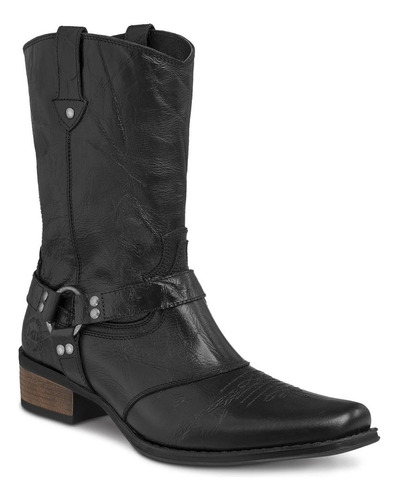 Bota Hombre Vaquera Caballero Urban Cowboy 40707 Negro