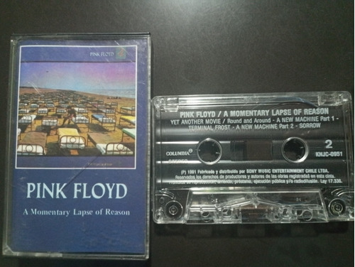 Cassette Pink Floyd A Momentary Lapse Of Reason Buen Estado