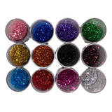 Kit 12 Glitter Para Carnaval Purpurina Maquiagem Carnaval