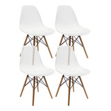 Kit X 4 Silla Air Tipo Eames Para Sala Comedor- Restaurante