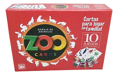 Zoo Cards Juego De Mesa Para Toda La Familia