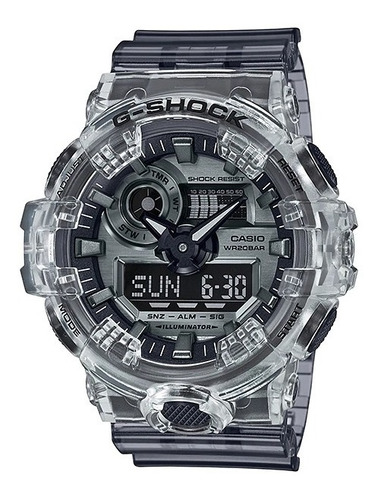 Reloj Casio G-shock Ga-700 Transparente Hombre 100% Original