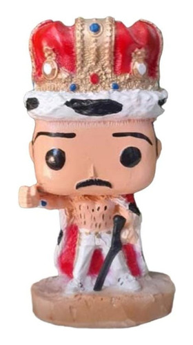 Maceta Artesanal Tipo Funko Pop Freddie Mercury Queen Colecc