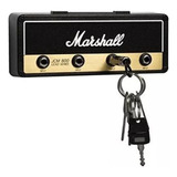 Porta Llaves Marshall Amplificador 4 Llaveros Color Negro