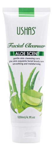 Jabón Facial Limpiador Con Aloe Ushas - mL a $238