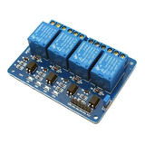 Modulo Relay 4 Canales Arduino 5v Optoacoplado - Unoelectro