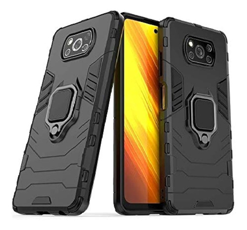 Jellyspin Funda Para Xiaomi Poco X3 Nfc/poco X3 Pro Uso Rudo