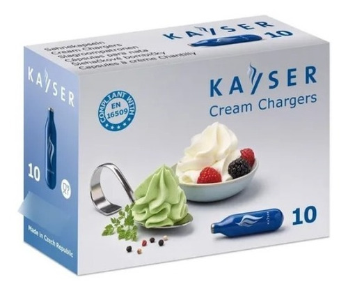 Capsulas Kayser Para Cremeras Caja X 10 Unidades Promo