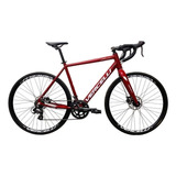 Bicicleta  Vercelli Austin Aro 700 48cm 14v Freios De Disco Mecânico Câmbios Shimano Tourney A070 Cor Vermelho/branco