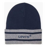 Levis Gorro Beanie With Wordmark Logo Color Blue D5548