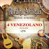 Cuerdas Para Cuatro Venezolano Medina Artigas 1270, Nylon Bk