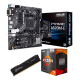 Kit Gamer Amd Ryzen 7 5700g + Am4 A520m-e + 8gb 2666mhz