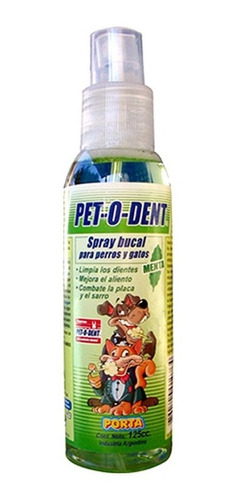 Spray Bucal Para Perros Y Gatos Sabor Menta ( Porta)