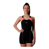 Malla Natacion Mujer Con Short Cloro Friendly® Aquagym Anti