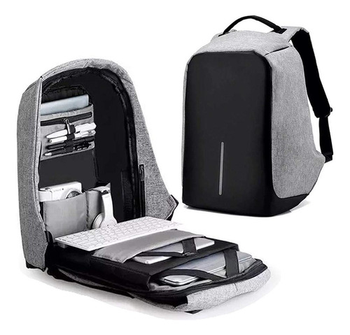 Mochila Antirrobo Impermeable Puerto Usb Notebook Tablet