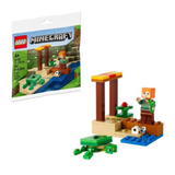 Lego Minecraft The Turtle Beach 46 Piezas 30432 Tortuga 