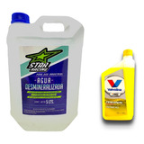 Kit Refrigerante Valvoline Amarillo 1l + Agua Destilada 5l