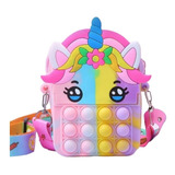 Bolso, Cartera Bandolera Popit Pop Unicornio