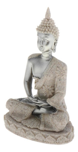 Piedra De Buda Figura Decoración Escultura Rezando Jardín
