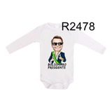 Roupa De Bebê Personalizado Bolsonaro R2478