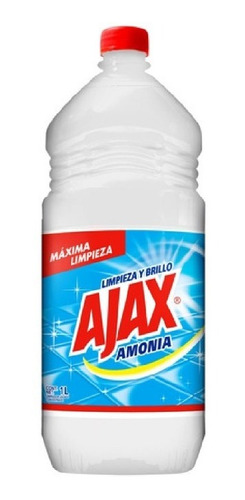 Limpiador Ajax Amoniaco Líquido De  1l  