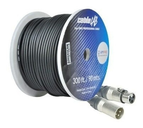 Cablelab Clm 3dmx Rollo Cable Dmx Con Conectores Canon