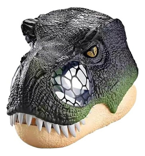 Máscara Dino Ataque Furioso Brinquedo Com Luzes E Som Rugido