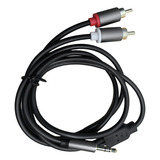 Cable Divisor Estable De 3,5 Mm A Doble Rca Macho [u]