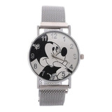 Reloj Mujer Mickey Mouse Plateado Acero Inoxidable