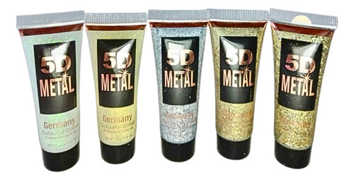 Maquillaje Líquido Glitter Para Ojos Cara Y Cuerpo 6 Pack