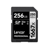 Tarjeta Lexar Profesional 256gb 1667x 250mb/s