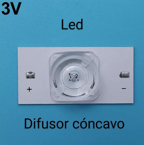 Leds Backlight 3v Cóncavo/hisense/tcl, Etc. Lote Con 50 Pcz.