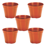 5 Mini Vaso Plástico N7 Ceramica Suculentas Cactos Atacado