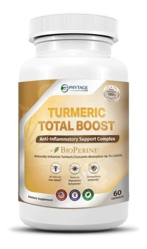 Phytage Labs | Turmeric Total Boost | Support | 60 Capsules