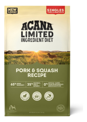 Acana Singles Pork Squash  10,2 Kg