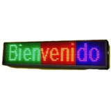 Letrero Led Rgb Usb Programable 100x20cm