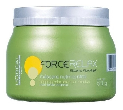 Loréal Force Relax Nutri-control Cab Alisados Máscara 500g