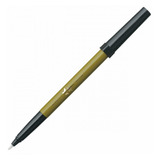 Caneta Pincel Brush Pen Recarregável Platinum Souhitsu Cor Da Tinta Preto Cor Do Exterior Verde/preto
