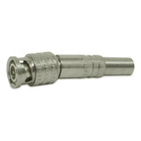 Conector Bnc M 6mm Mola C Parafuso Solda - Dourado -25 Peças