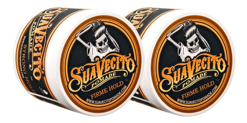 Suavecito Strong Hold Pomade, Para El Cabello, 4 Oz 2 Pack