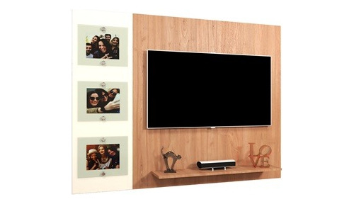 Painel Star 15 De 136cm C/ Espaço Para Tv Até 43 Polegadas 