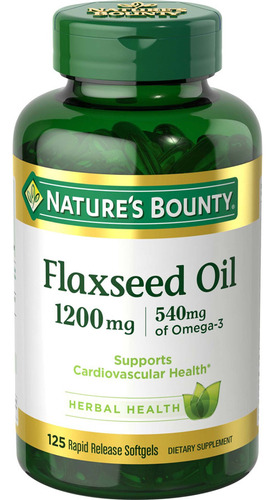 Aceite De Linaza  Nature's Bounty Semilla De Lino Y Omega 3,