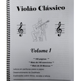 Caderno Livro De Estudos Violão Clássico  Partituras