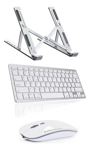 Teclado Bluetooth+ Mouse + Suporte Para Macbook  Pro De 16