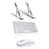 Teclado Bluetooth+ Mouse + Suporte Para Macbook  Pro De 16